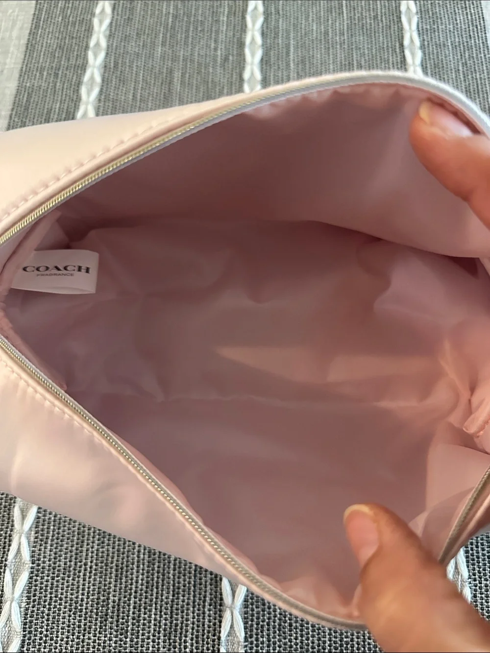 Coach cosmetic pouch